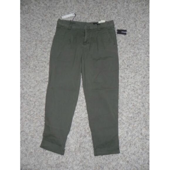 Buffalo David Bitton Pants - Buffalo Crop Pants Olive Green Size 25 NWT